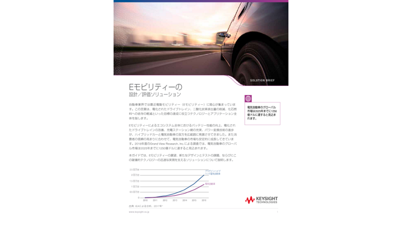 Eモビリティーの設計／評価ソリューション